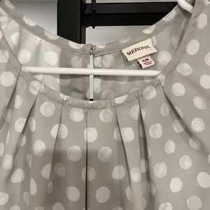 Polka Dot Sleeveless top